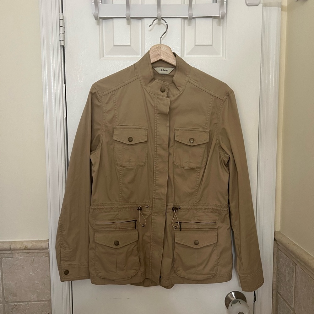 L.L. Bean Khaki Utility Jacket